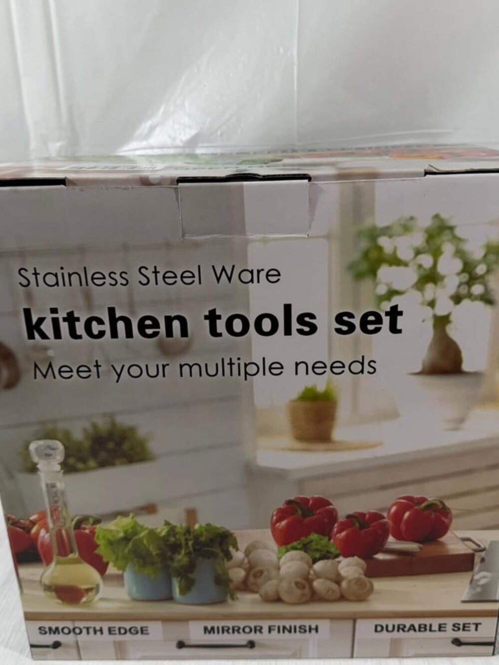 Stainless Steel Nesting Bowls Set of 5 with Blue Lids New